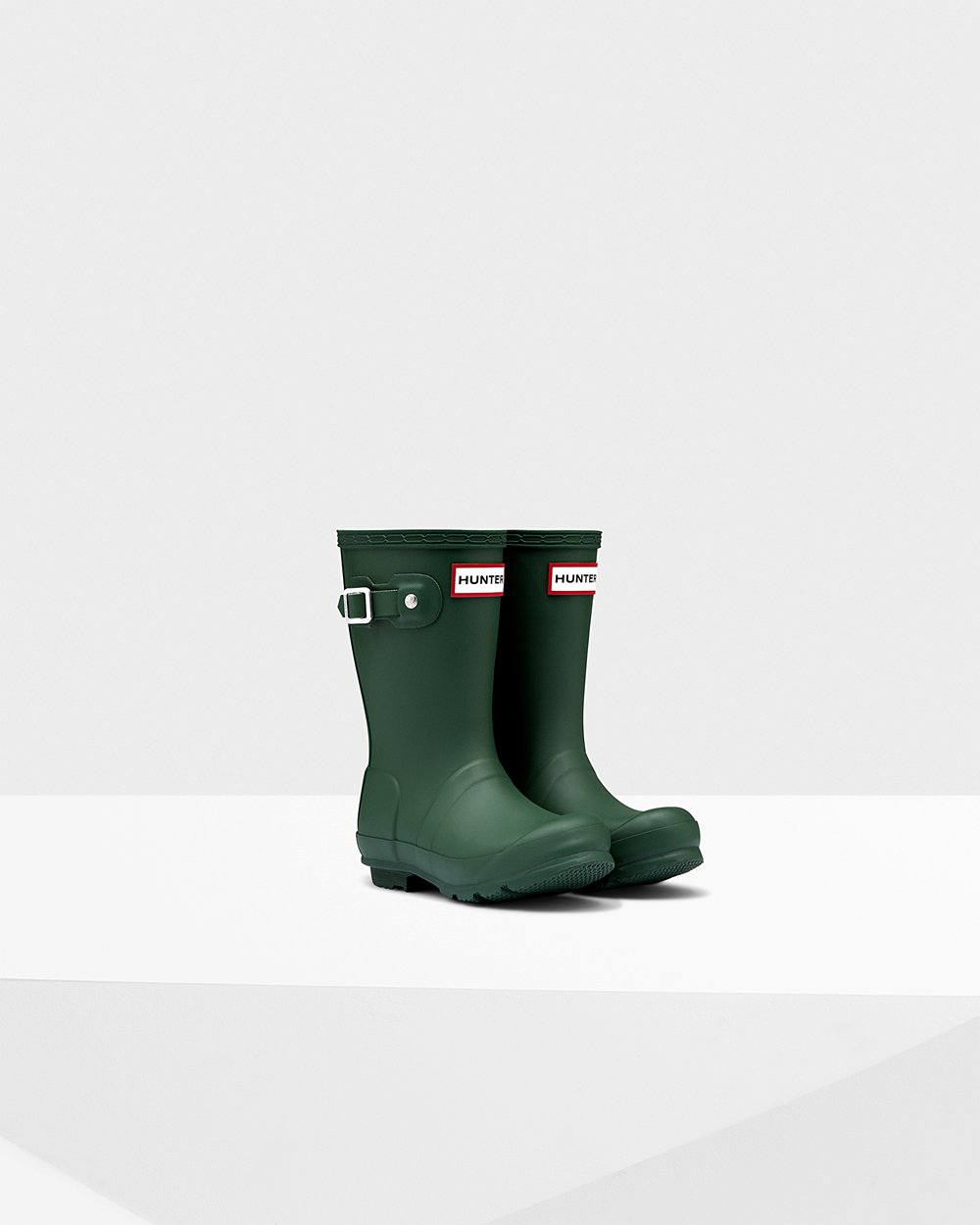 Botas de Lluvia Hunter Niños - Original Little - Verdes - RKIBLUY-07